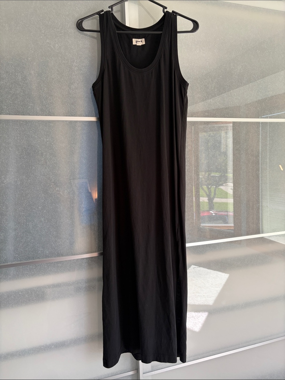 Pact Black Sleeveless Maxi Dress